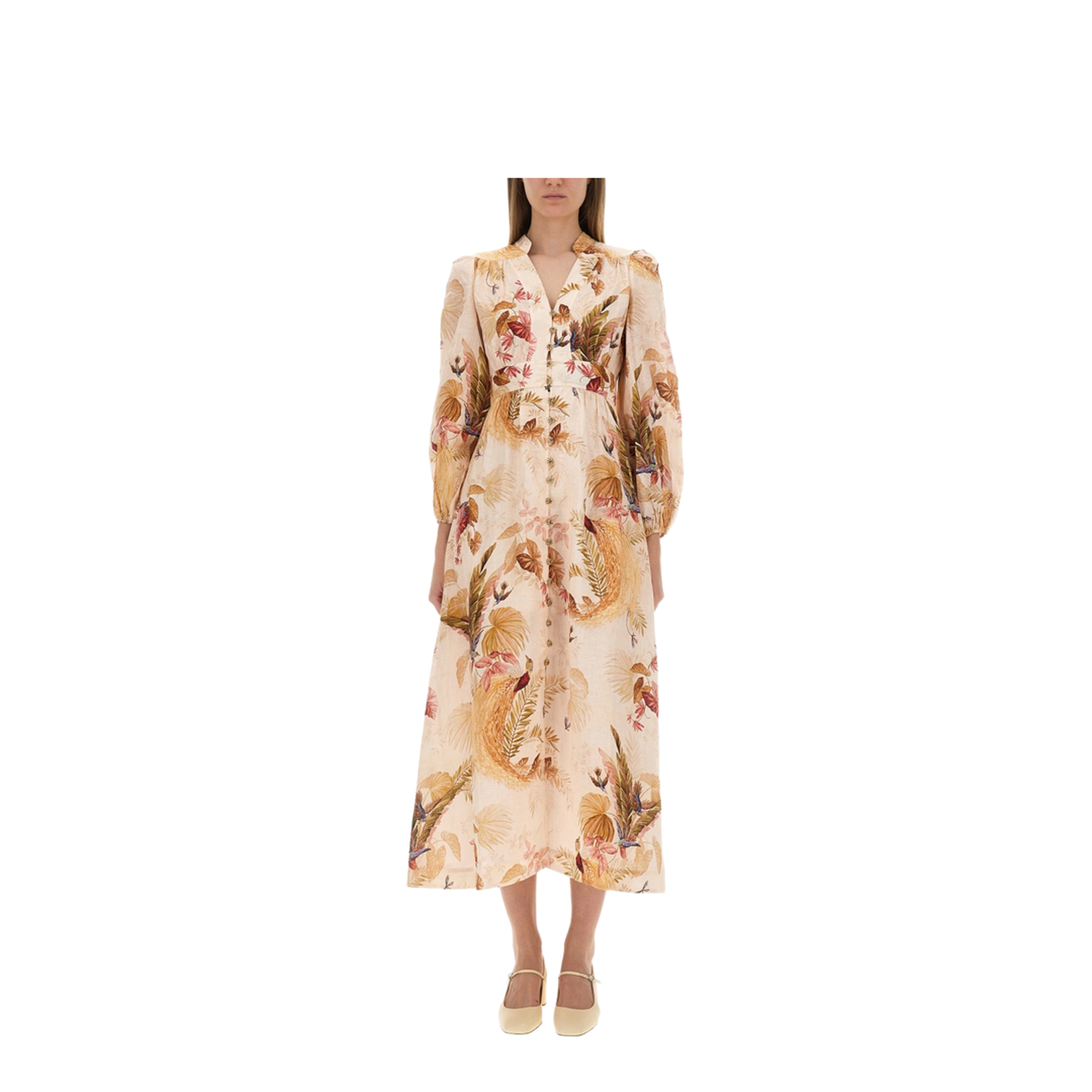 Ascension Linen Long Dress - Image 1