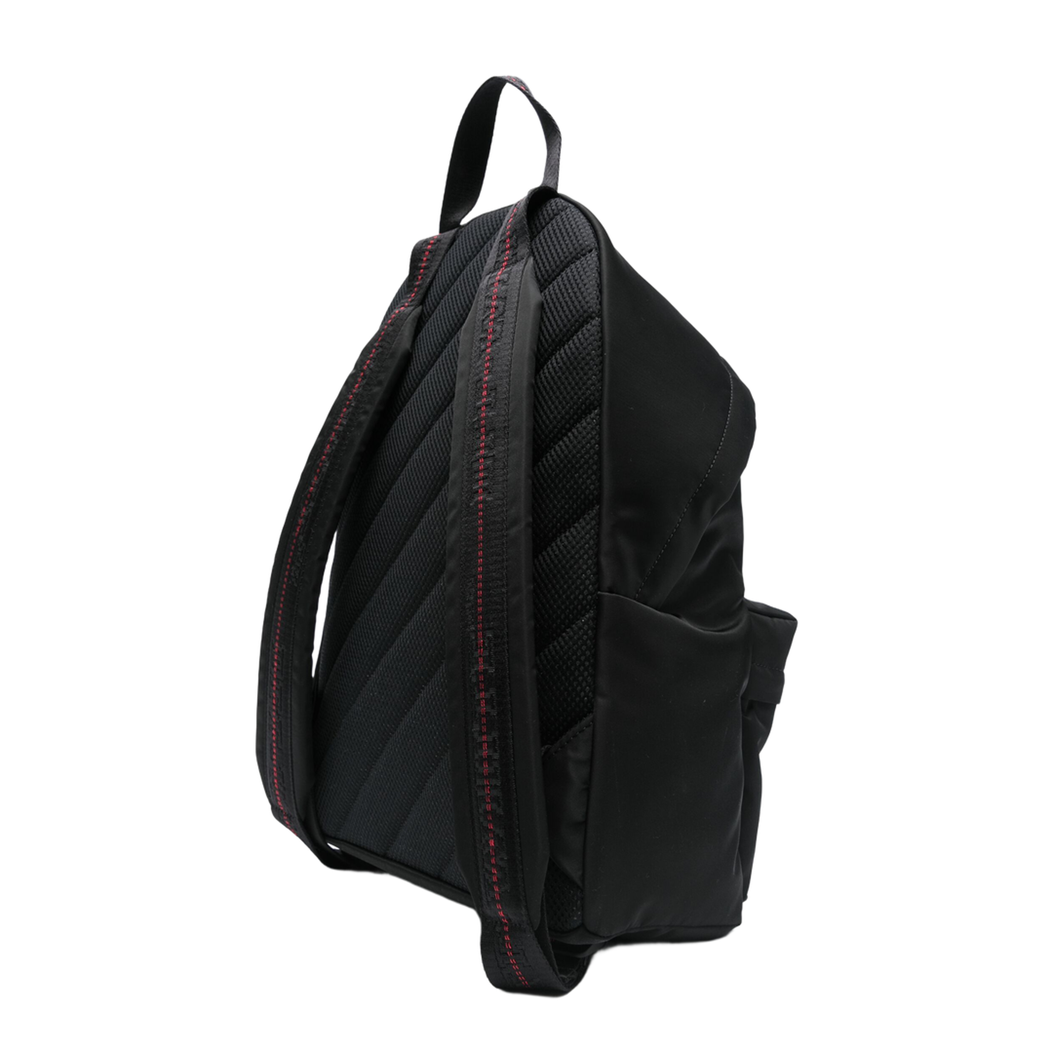 Heritage Nylon Backpack - Black/White - Image 3