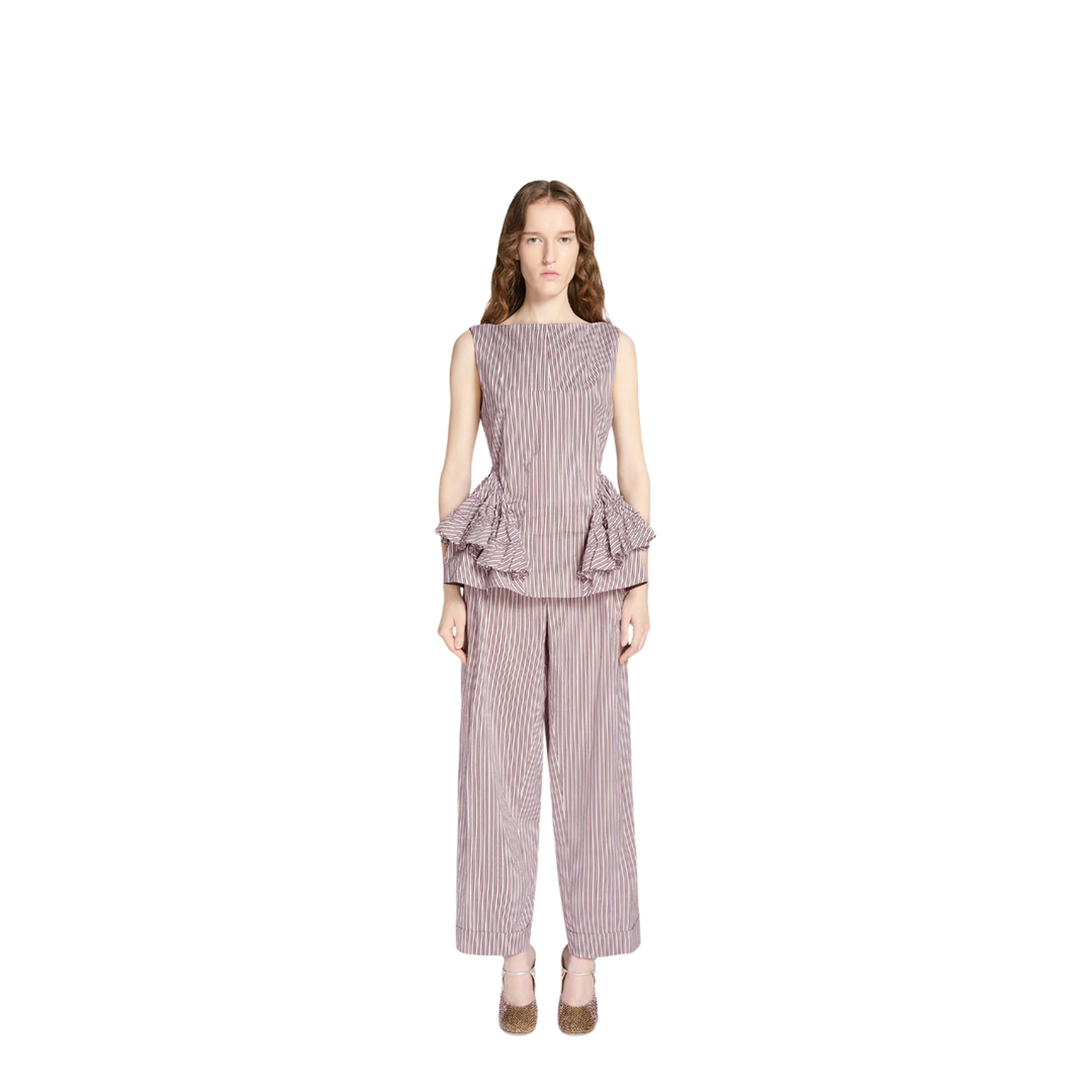 Casey Ruffled Peplum Top - Image 2
