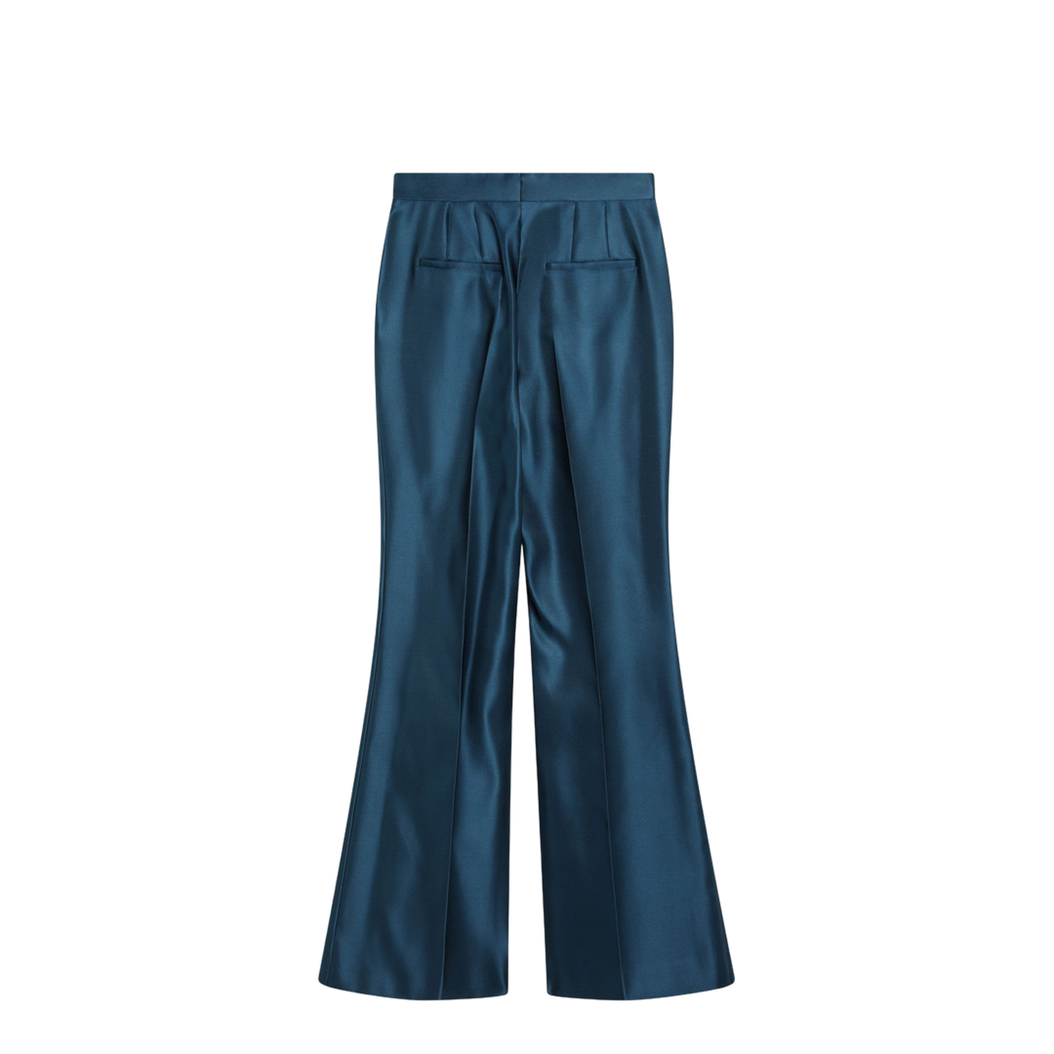 Trousers Silk Blue - Image 2