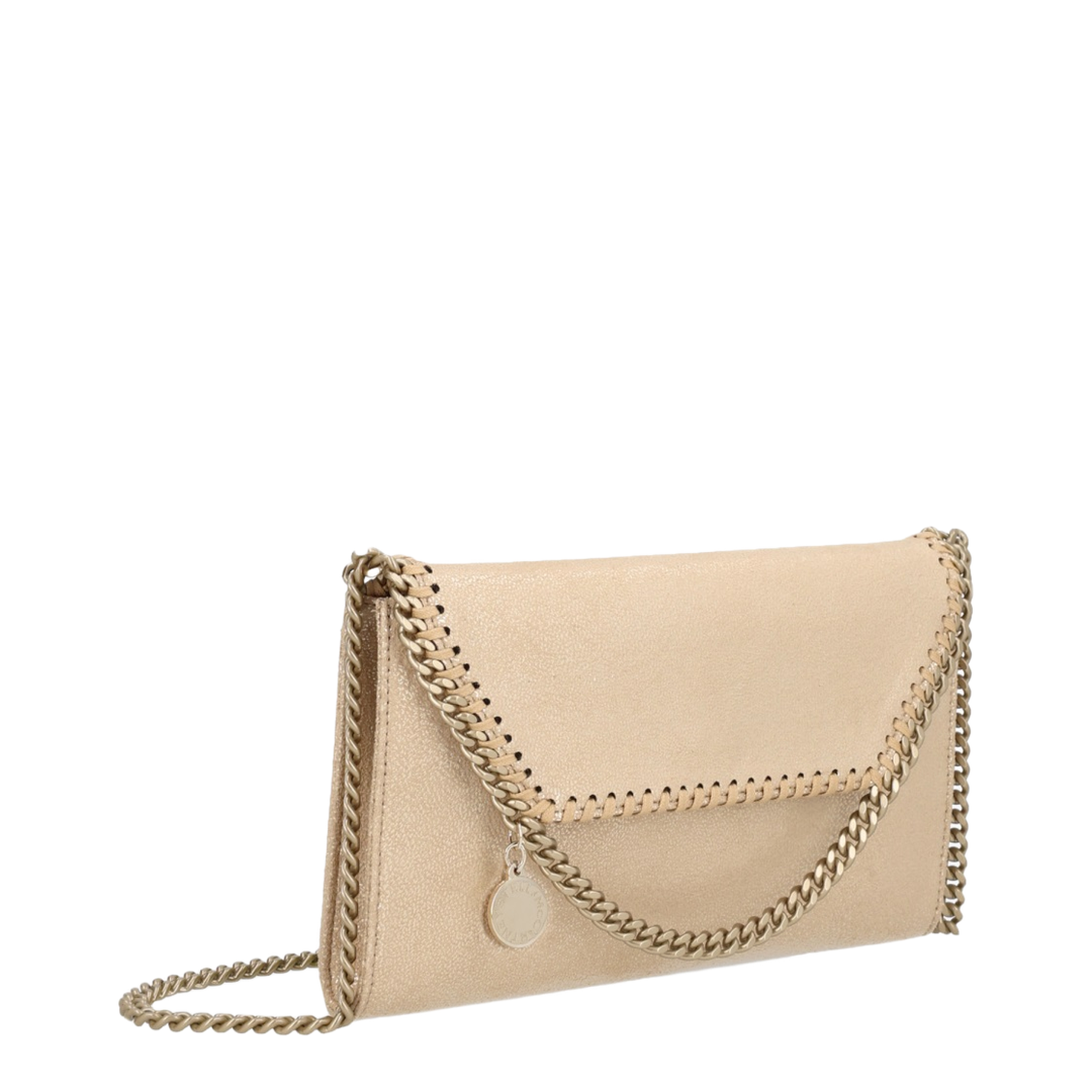 Falabella Polyester Wallet On Chain - Gold - Image 3
