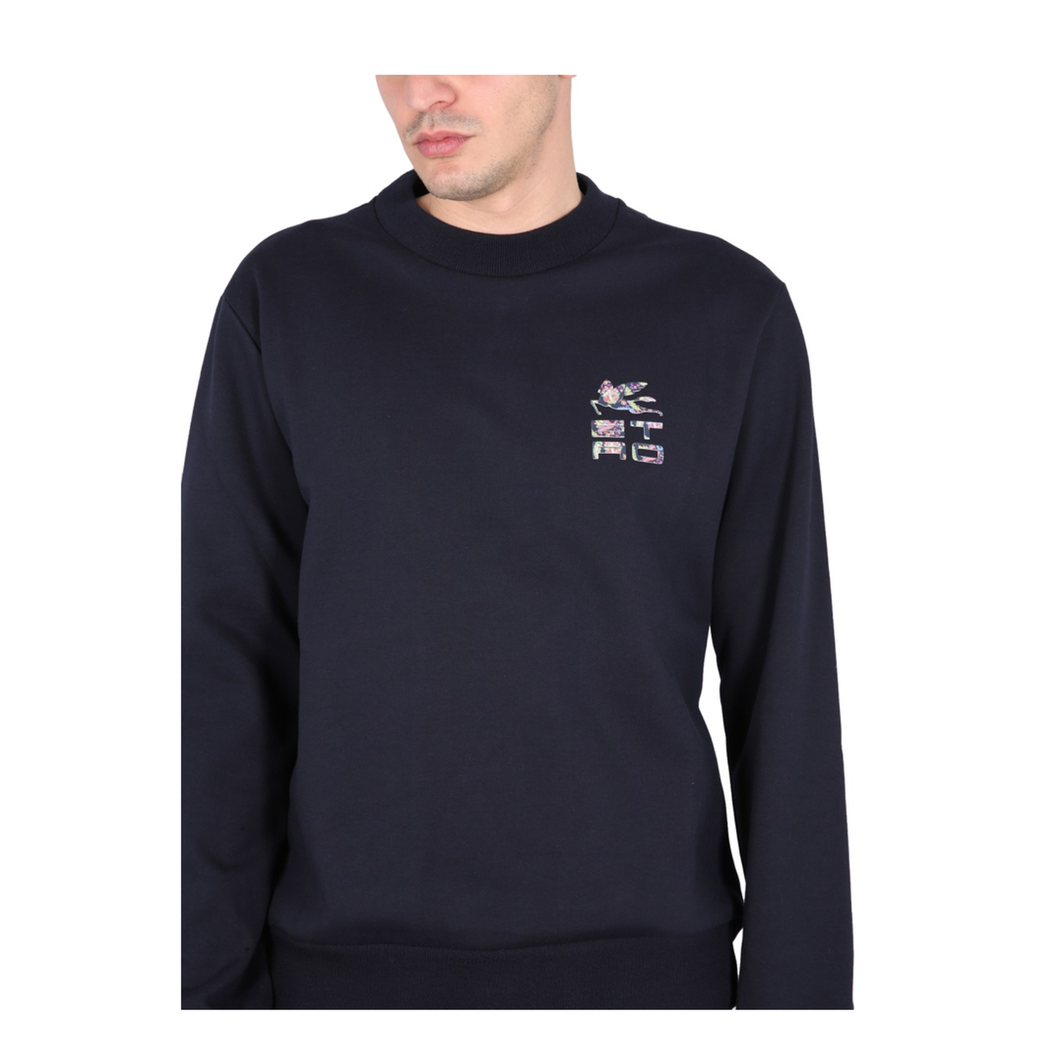 Cotton Sweatshirt with Front Logo - Image 4