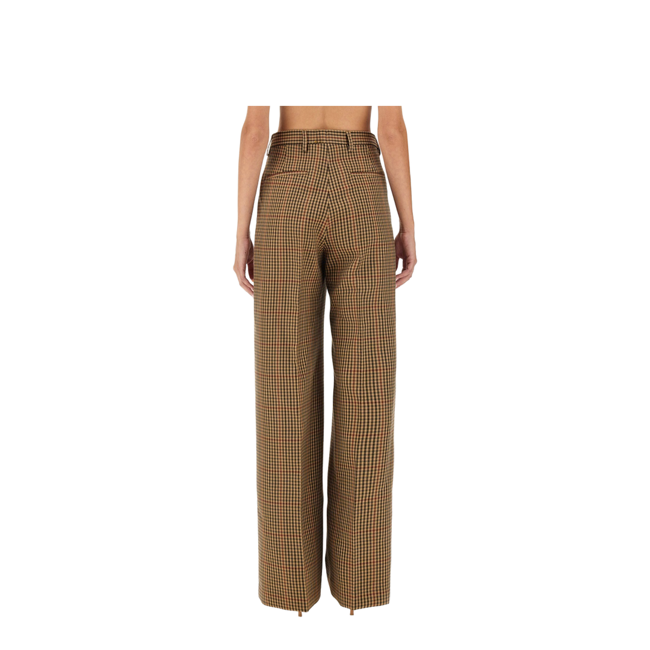 Pants with Check Pattern - Image 3