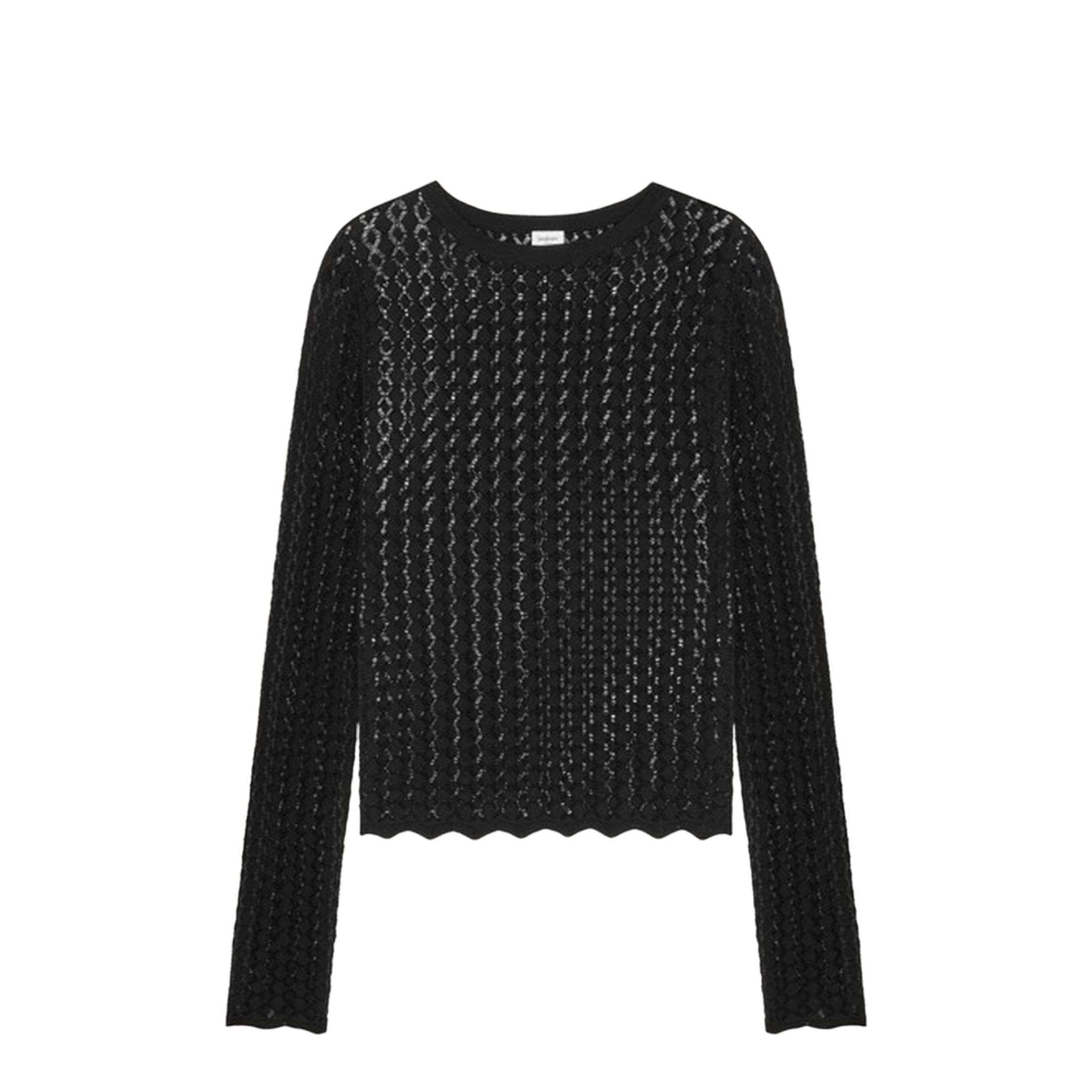 Black Viscose Top - Image 1