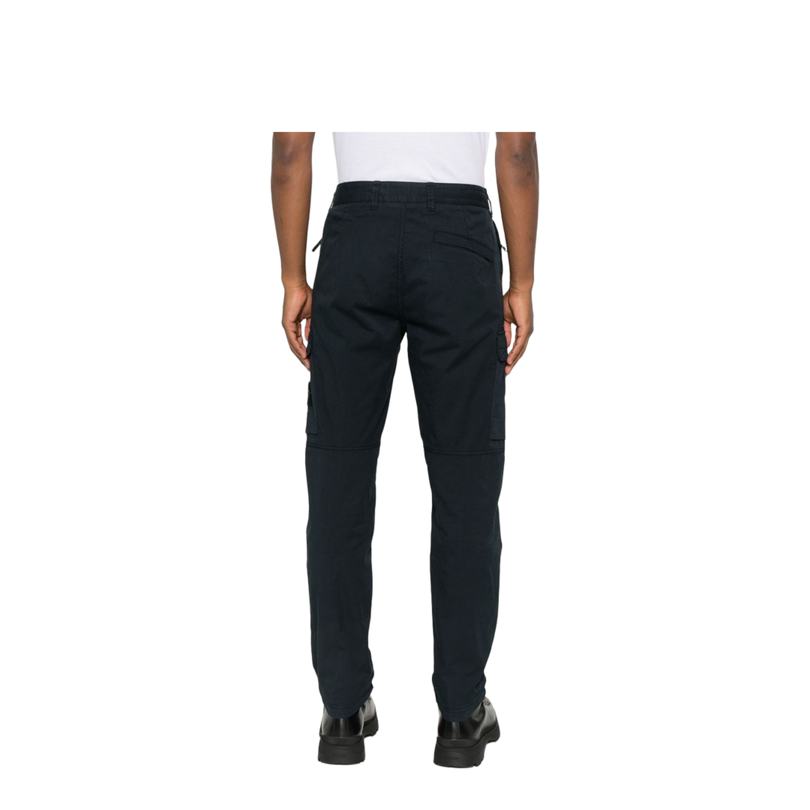 Cargo Trousers in Stretch Supima Cotton Twill - Image 5