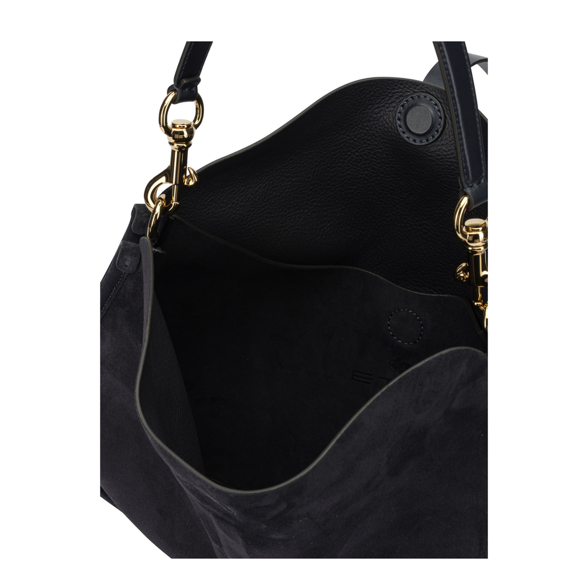 Pony Maxi Calfskin Shoulder Bag - Navy - Image 5
