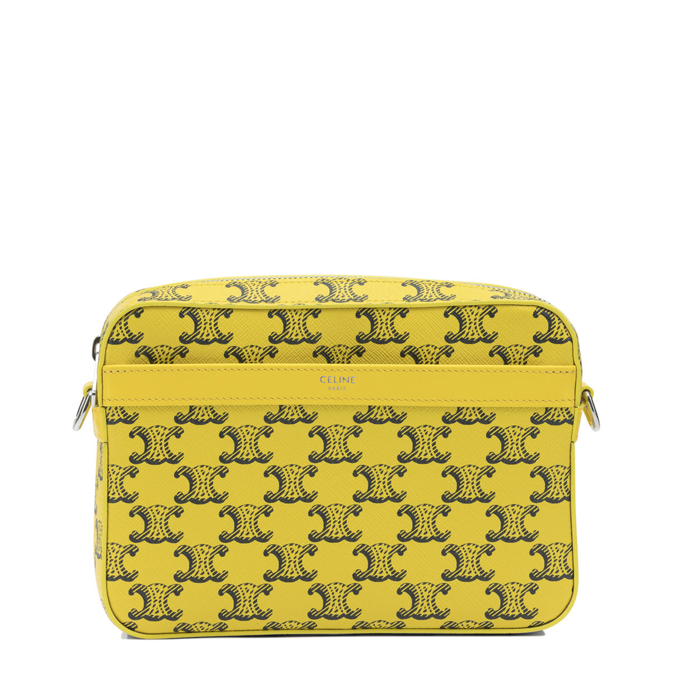 Triomphe Canvas Small Canvas Messenger Bag - Ultra Yellow - Image 1