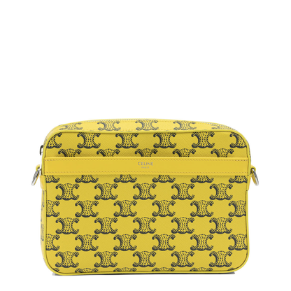 Triomphe Canvas Small Canvas Messenger Bag - Ultra Yellow - Image 1