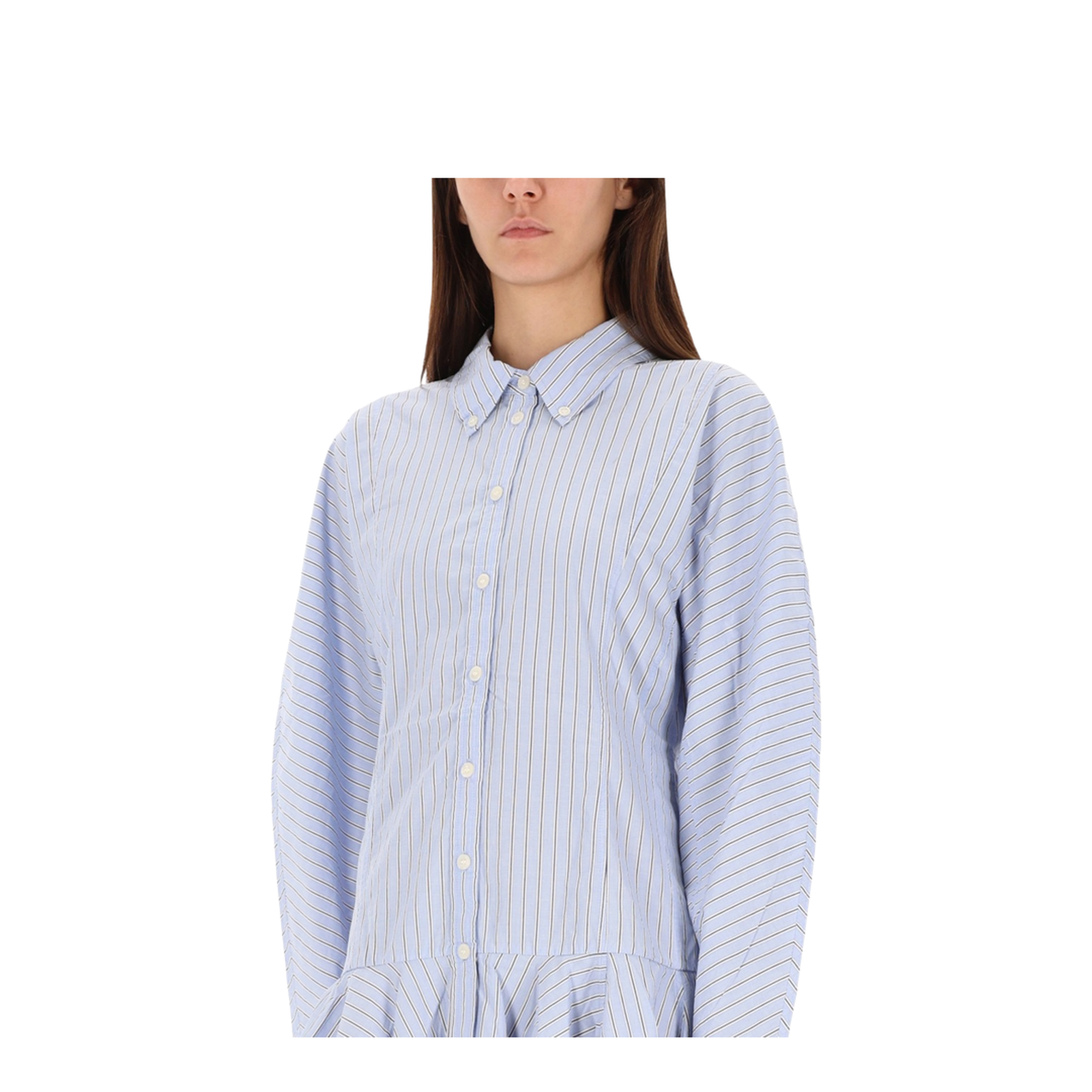 Striped Chemisier Dress - Image 4