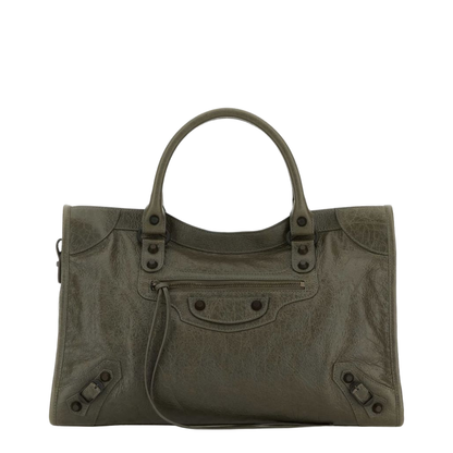 Le City Medium Bag in Army Green - Image 1