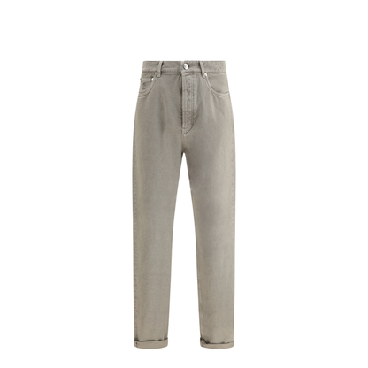 Garment-dyed denim Pants - Image 1