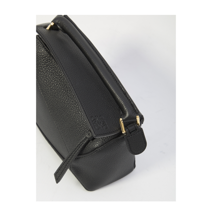Puzzle Edge Mini Calfskin Shoulder Bags - Black - Image 4