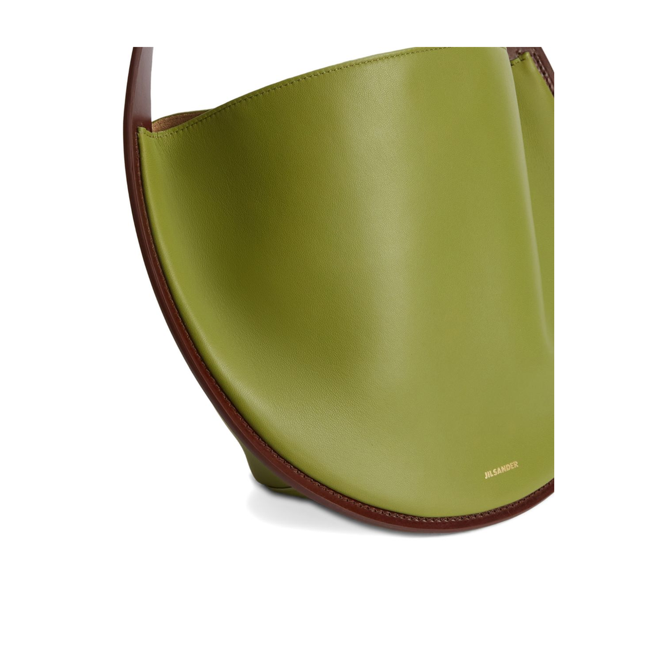 Pivot Leather Hobo Bag - Green - Image 3