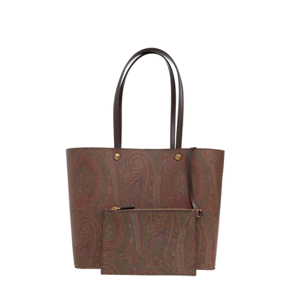 Essential Medium Paisley Tote Bag Brown - Image 4