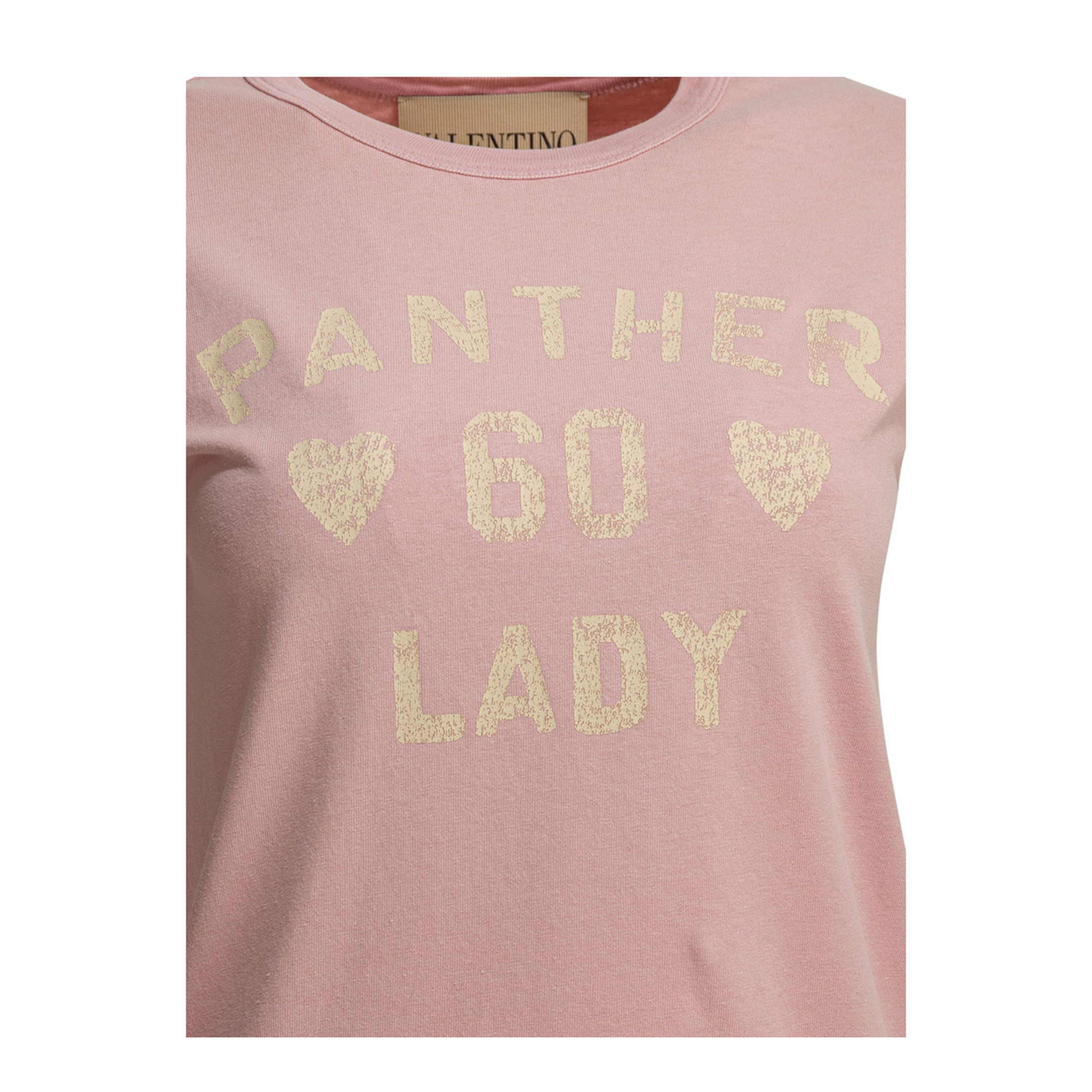 Printed Cotton T-Shirt Pink - Image 3