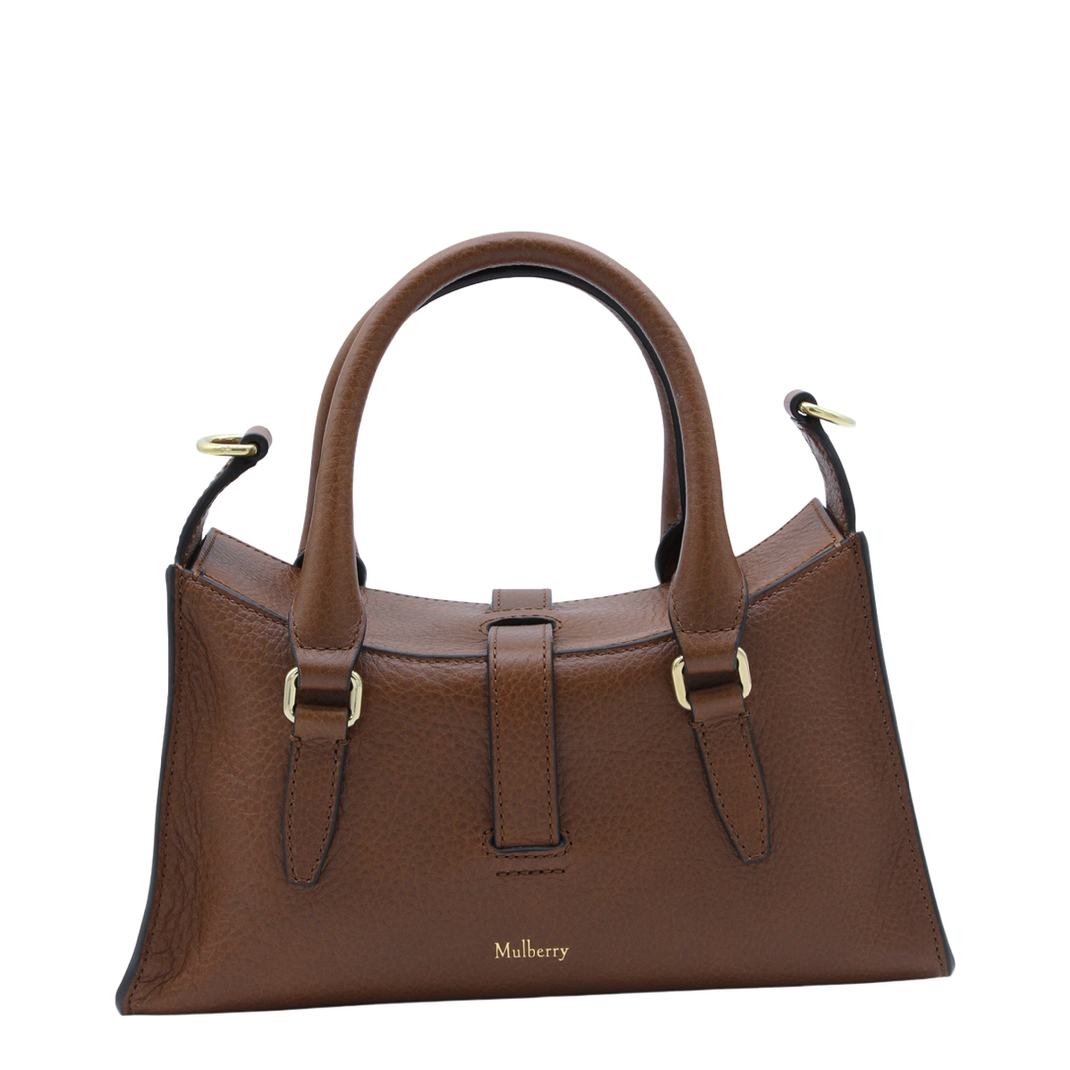 Roxanne Mini Leather Handbag - Brown - Image 3