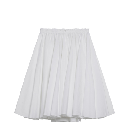White Cotton Skirt - Image 2