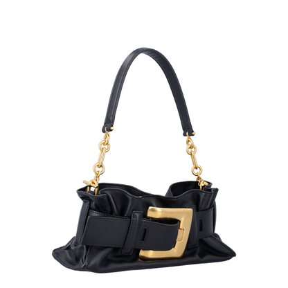 Shoulder Bag Leather Black - Image 2