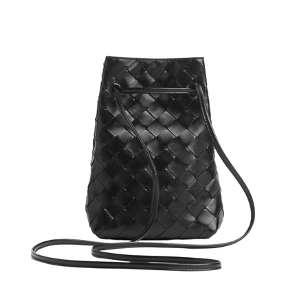 Andiamo Leather Bucket Bags - Black - Image 3