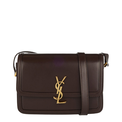 Solferino Medium Leather Shoulder Bags - Brown - Image 1