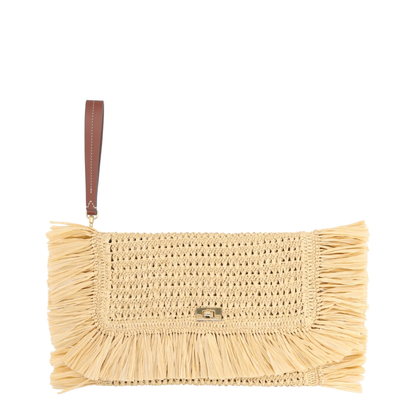 Fringed Clutch Bag - Image 1