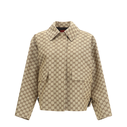 Canvas Bomber Jacket - Image 1