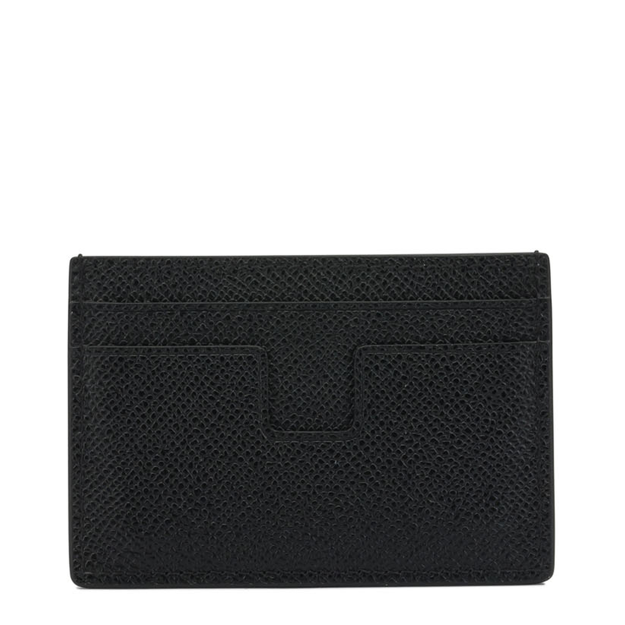 Small Grain Leather Card Holder - Image 3