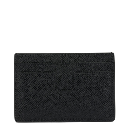 Small Grain Leather Card Holder - Image 3