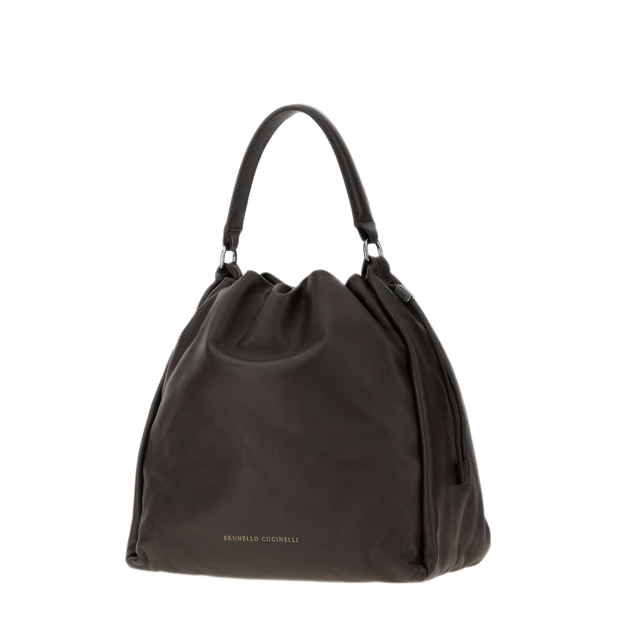 Bucket Mellow Leather Handbag - Image 2