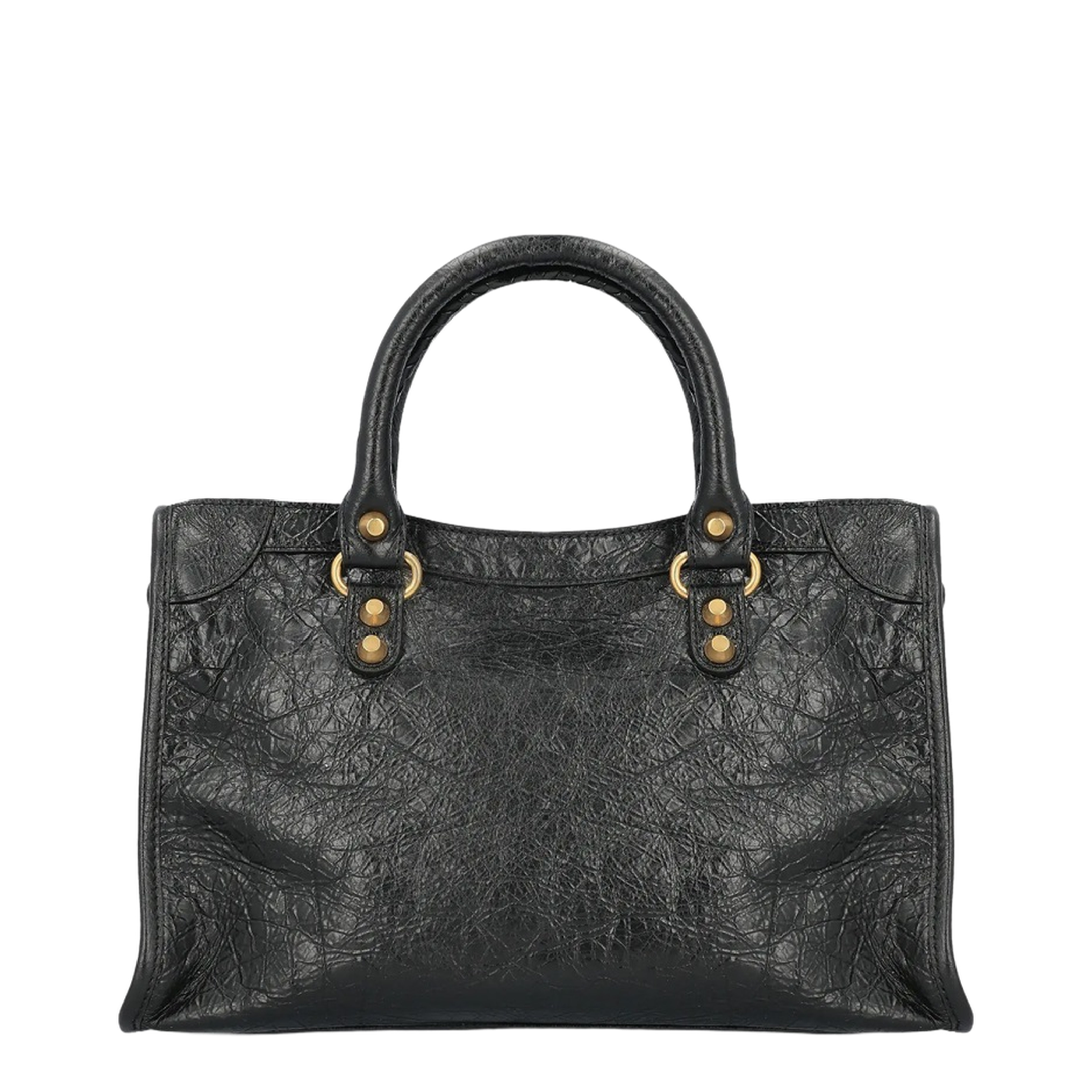 Le City Small Arena Storico Lambskin Shoulder Bag - Black - Image 3