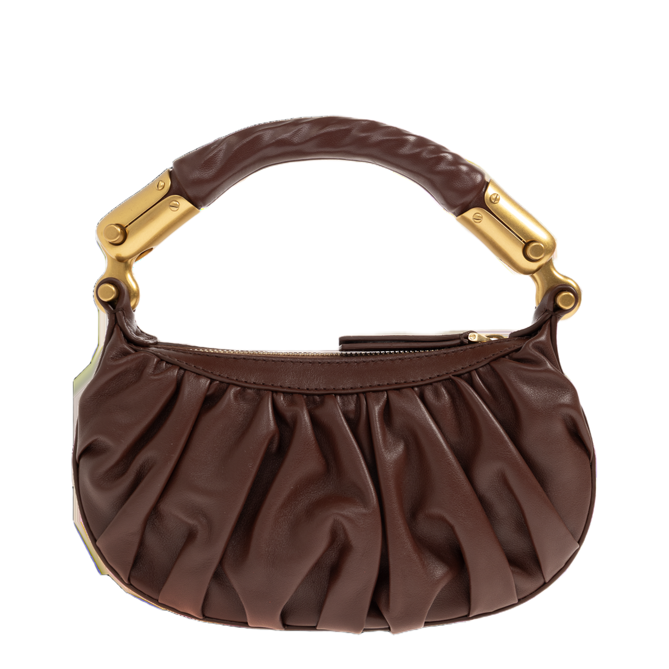 Ébène Mini Calfskin Bag - Burgundy - Image 3
