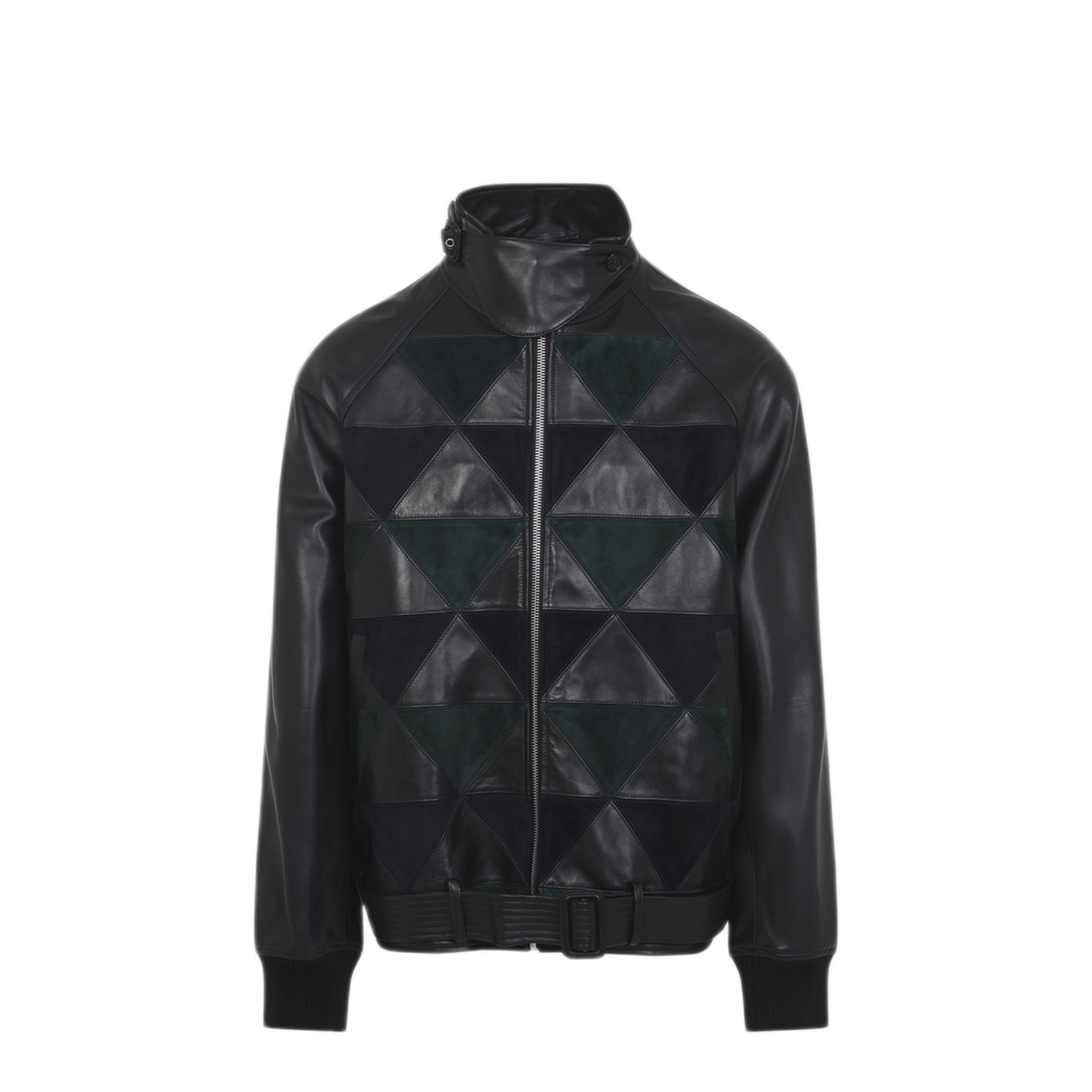 Intarsia Bomber Jacket - Image 3