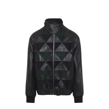 Intarsia Bomber Jacket - Image 3
