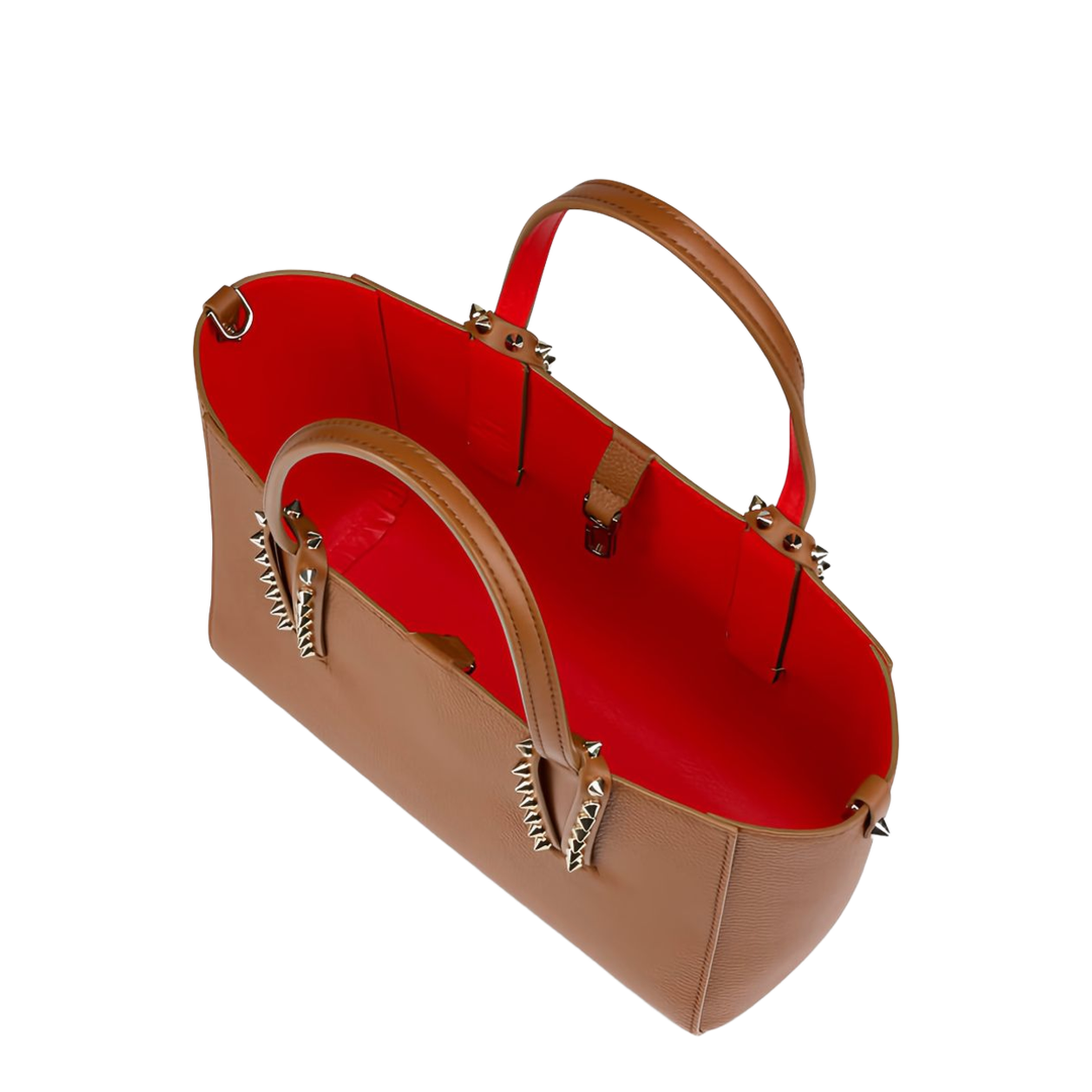 Grained Calf Leather Tote Bag - Cuoio - Image 2