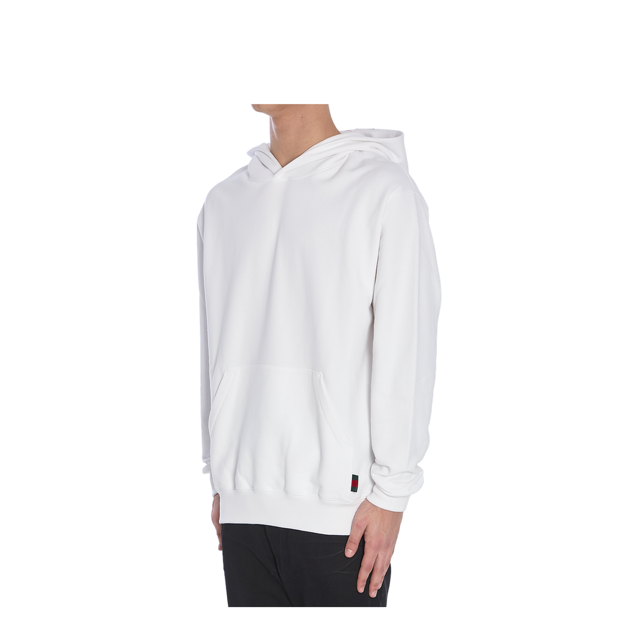 White Logo Hoodie - Image 2