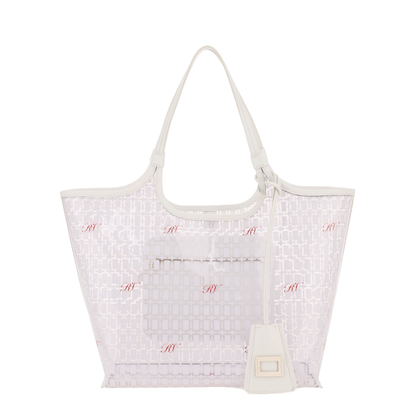 Grand Vivier Medium PVC Shopping Bag - White - Image 2