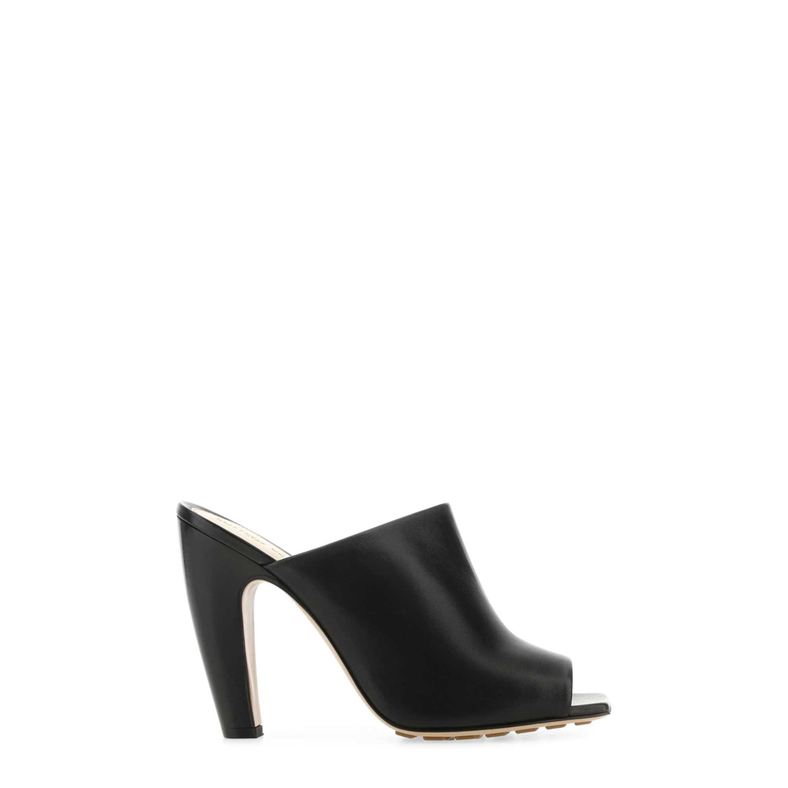 Black Nappa Leather Canalazzo Sandals - Image 1