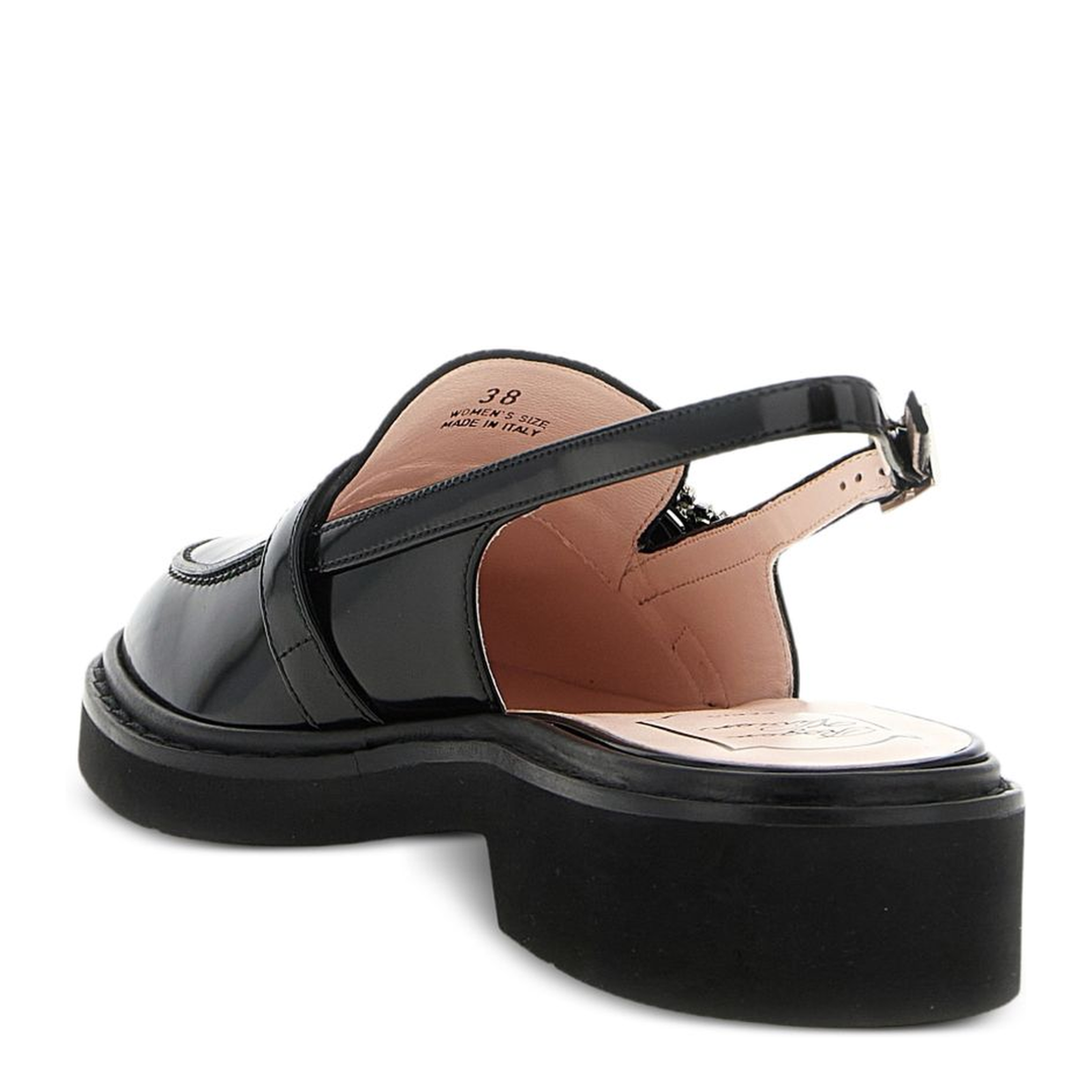 Rangers Black Slingback Loafers - Image 4