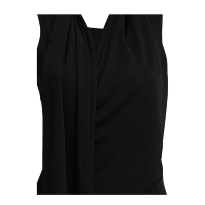 Sleeveless Top With Lavalliere - Image 3