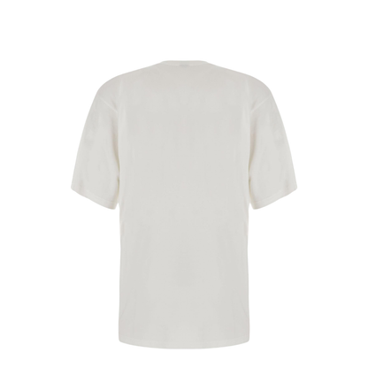 Spray Chopped Back T-Shirt White - Image 2