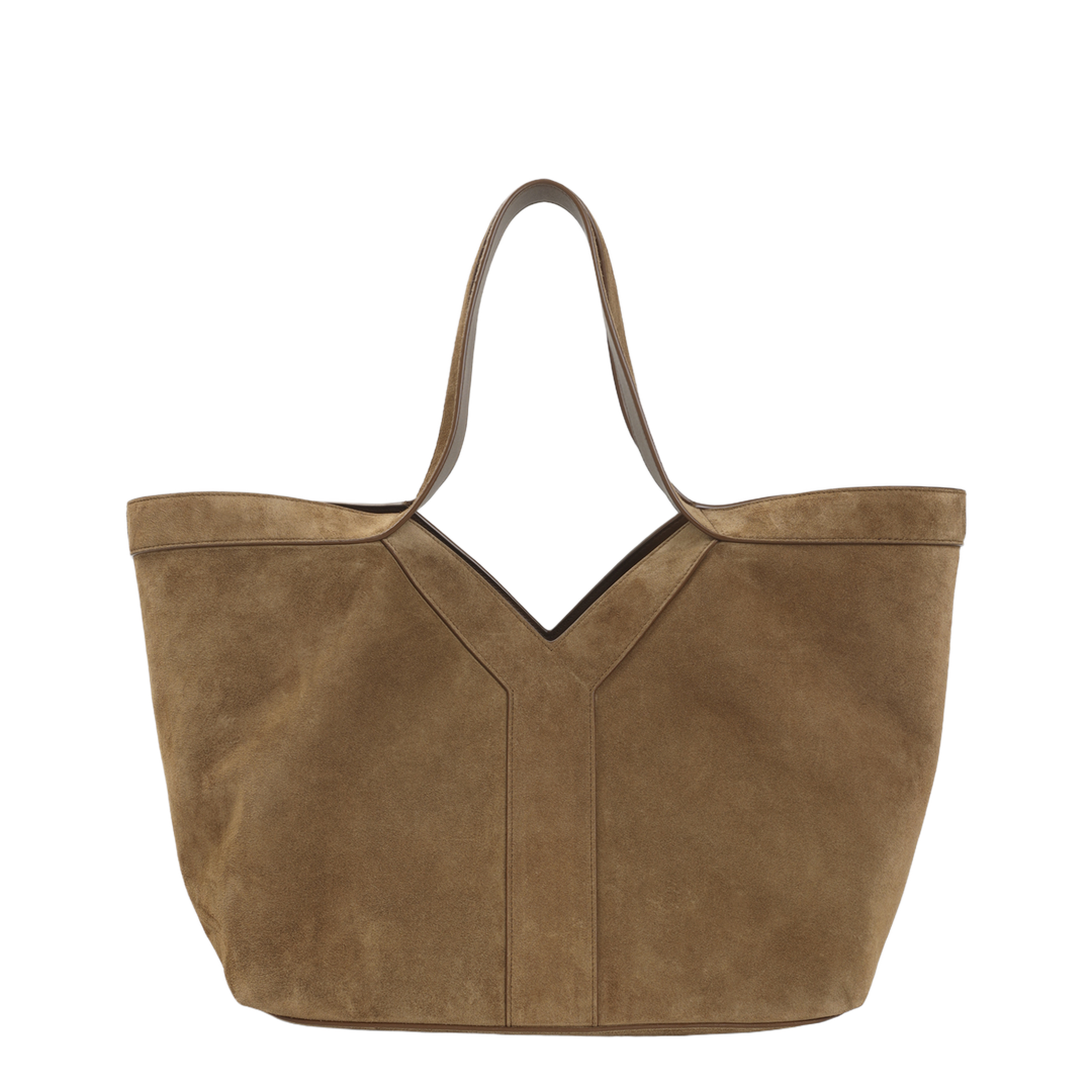 Suede Small Y Tote Bag - Image 4