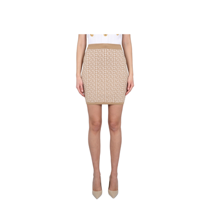 Knitted Skirt All-Over Monogram - Image 1