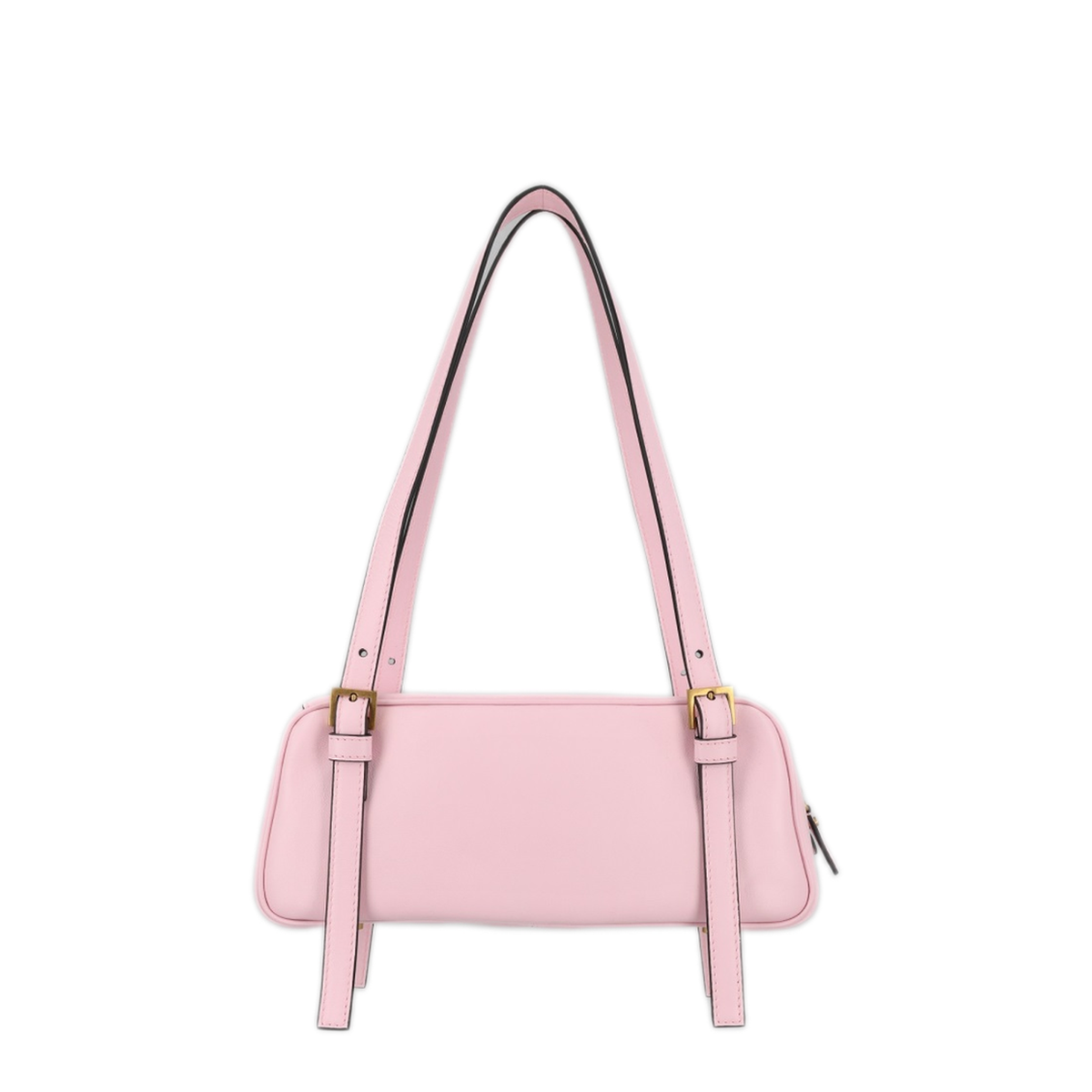 Emblème Nappa Leather Bowling Bag - Pink - Image 2