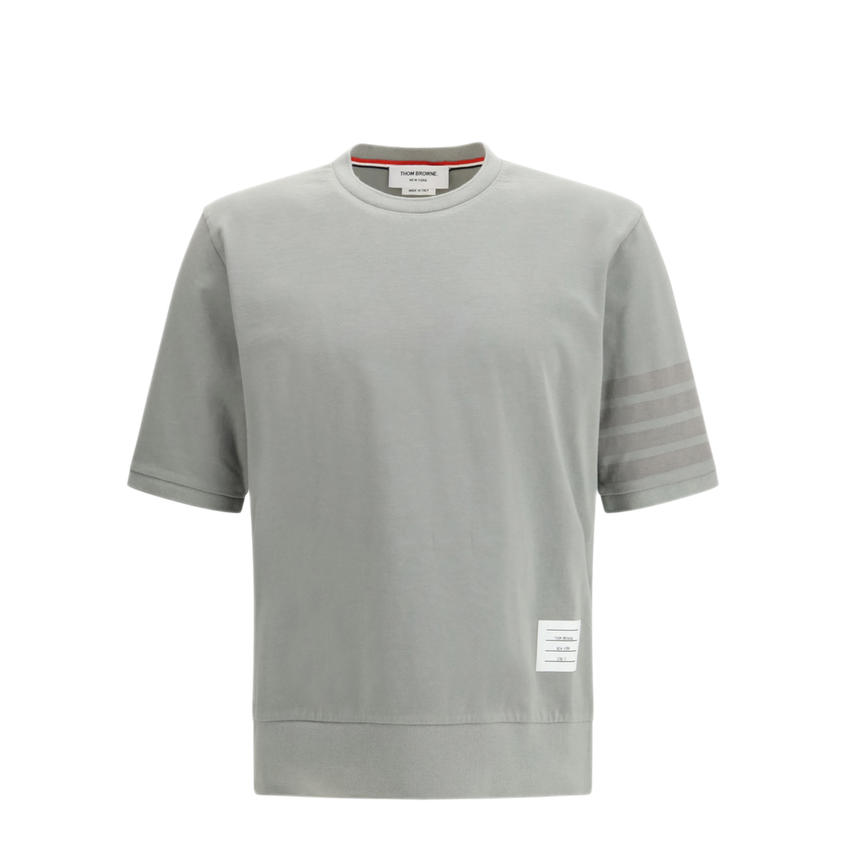 4 Bar Cotton Jersey T Shirt - Image 1