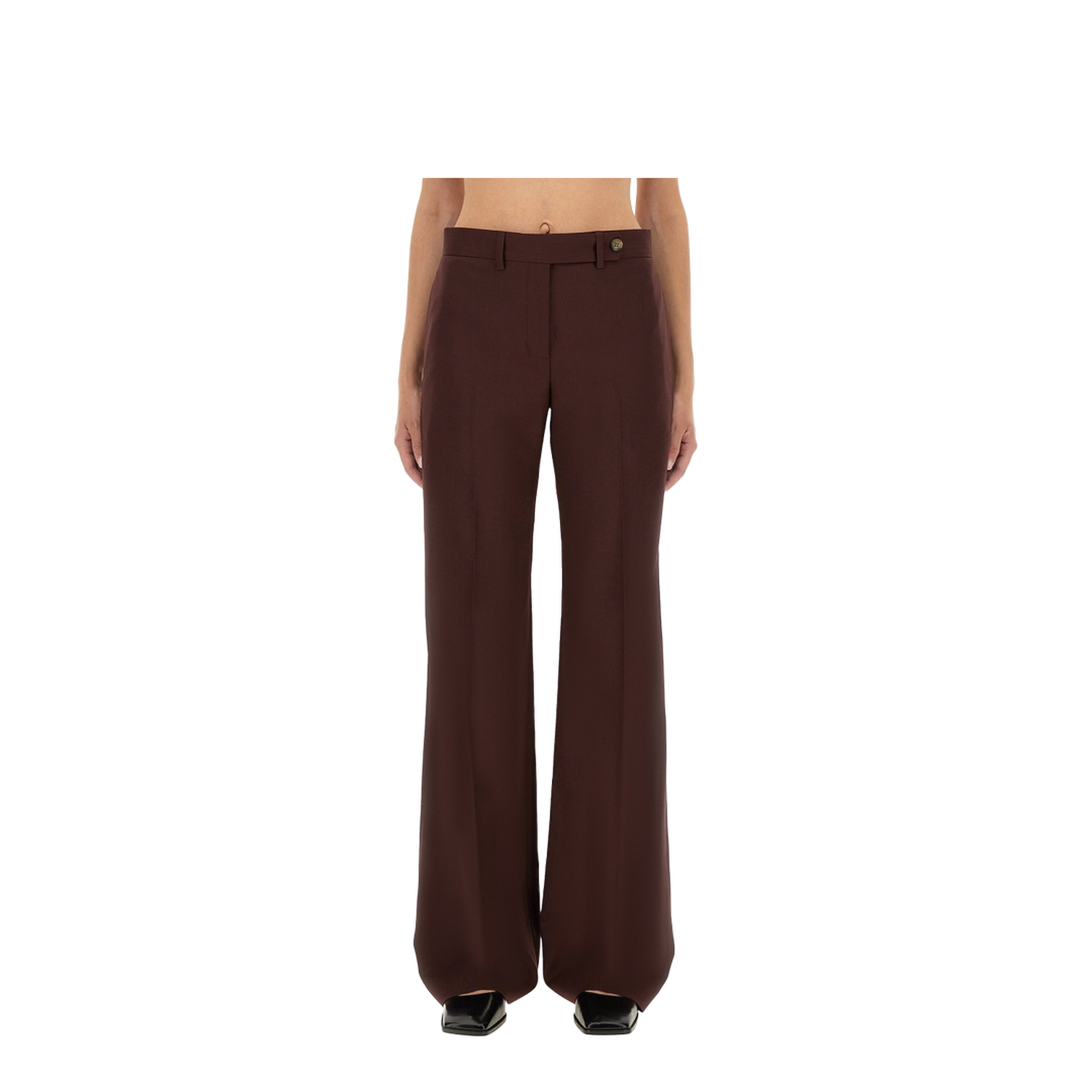 Wool Bootcut Pants - Image 1