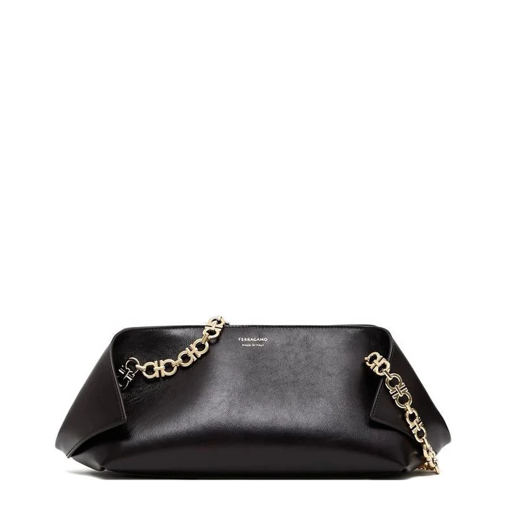 Gancini Chain Shoulder Bags Brown - Image 1