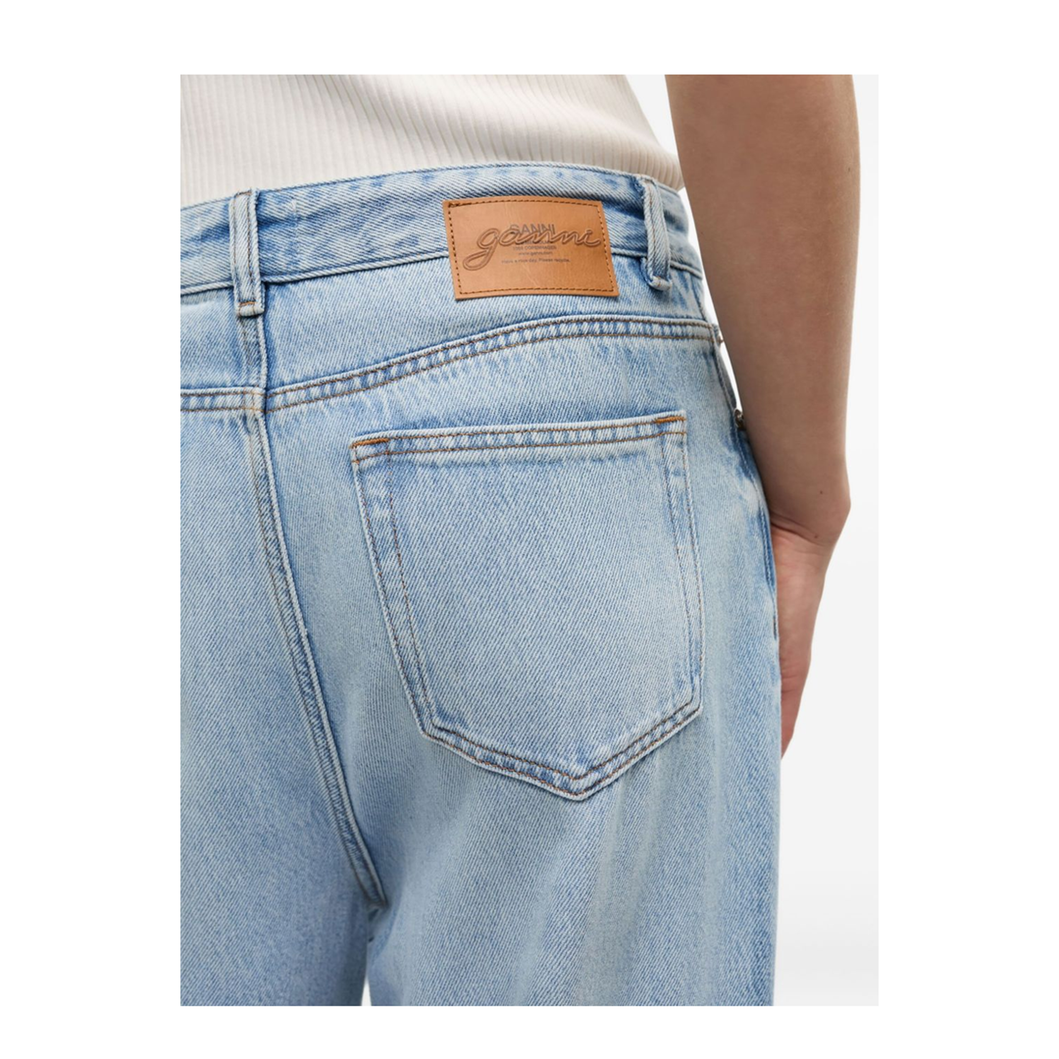 Denim Pants - Light Blue Stone - Image 5