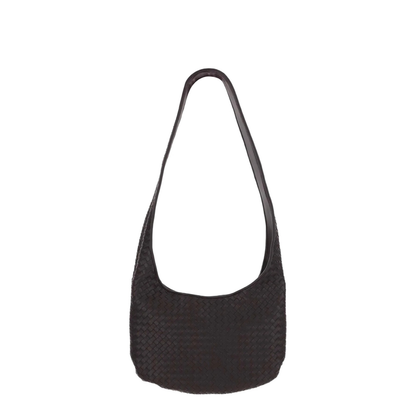 Veneto Medium Lambskin Shoulder Bags - Brown - Image 1