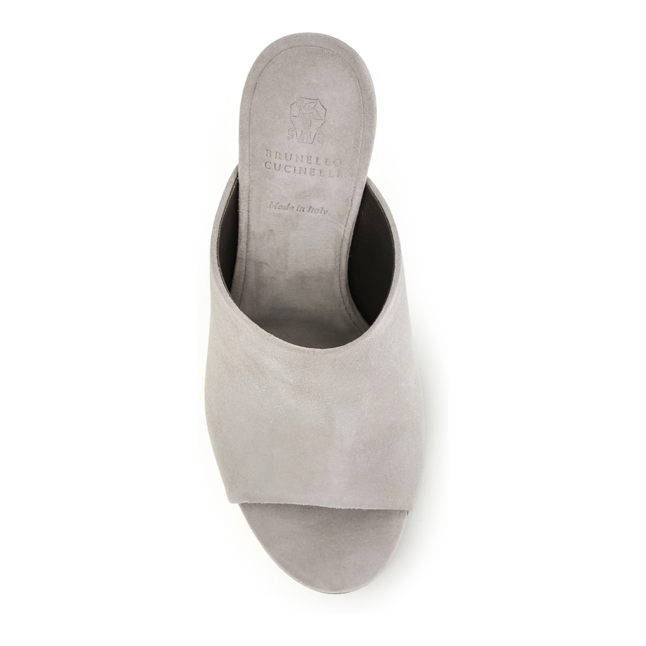 Suede Mules with Precious Heels - Image 4
