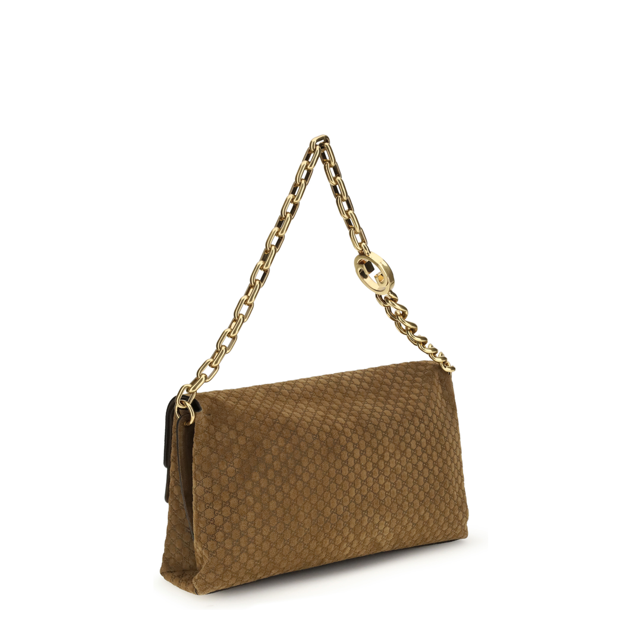 Large Suede Shoulder Bag - Image 3